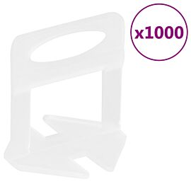 Щипки за нивелиране на плочки, 1000 бр, 2 мм