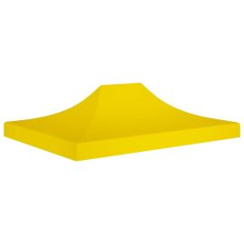 315374  Party Tent Roof 4,5x3 m Yellow 270 g/m²