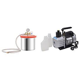 Вакуумна камера с 2-степенна помпа 7,4 л