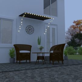 Сенник с падащо рамо с LED, 200x150 см, антрацит