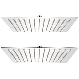 Душ пита от неръждаема стомана, 2 бр, 30x30 cм