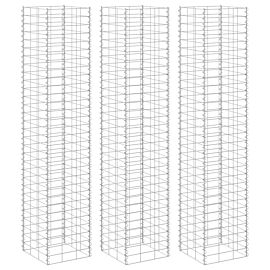 Габиони повдигнати лехи, 3 бр, 30x30x200 см, желязо