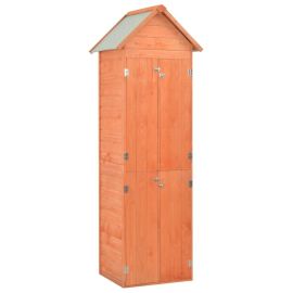 Градински шкаф за съхранение, 71x60x213 см, дърво