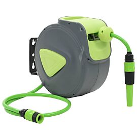 Стенна кутия за маркуч, автоматично прибиране, 10+1 м